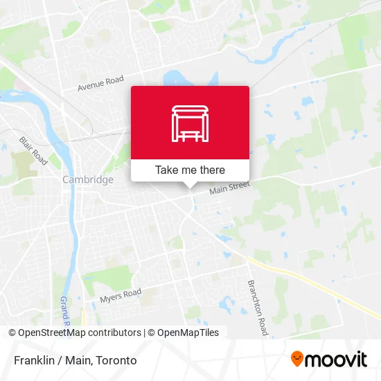 Franklin / Main map