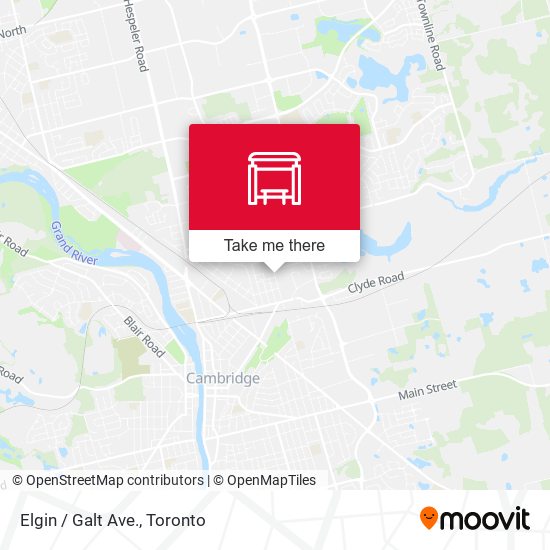Elgin / Galt Ave. map
