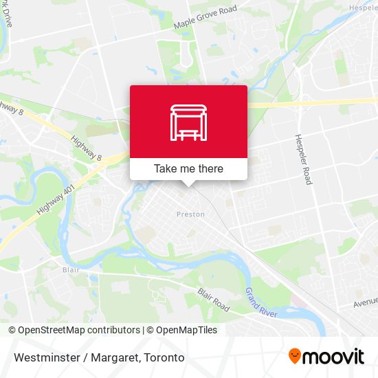 Westminster / Margaret map