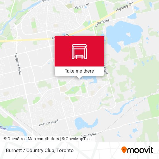 Burnett / Country Club map