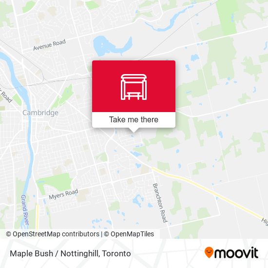 Maple Bush / Nottinghill map