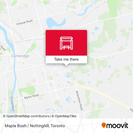 Maple Bush / Nottinghill map