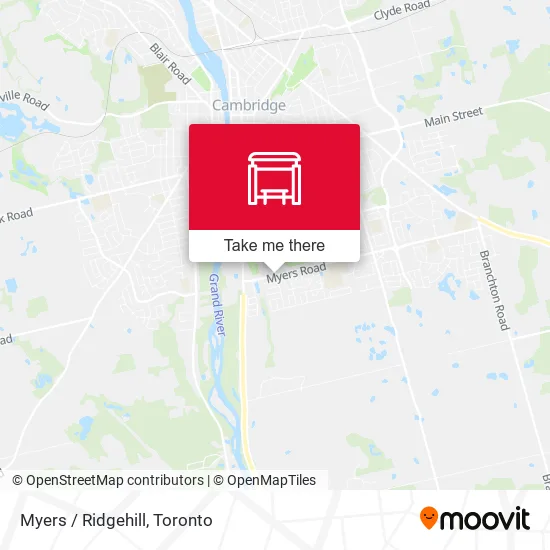 Myers / Ridgehill map