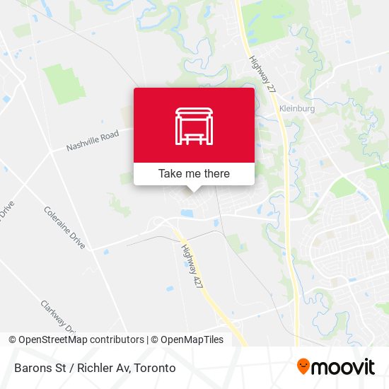 Barons St / Richler Av plan