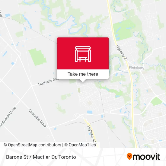 Barons St / Mactier Dr map
