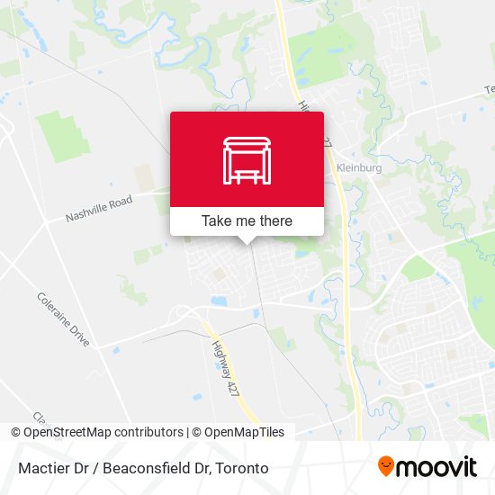 Mactier Dr / Beaconsfield Dr map