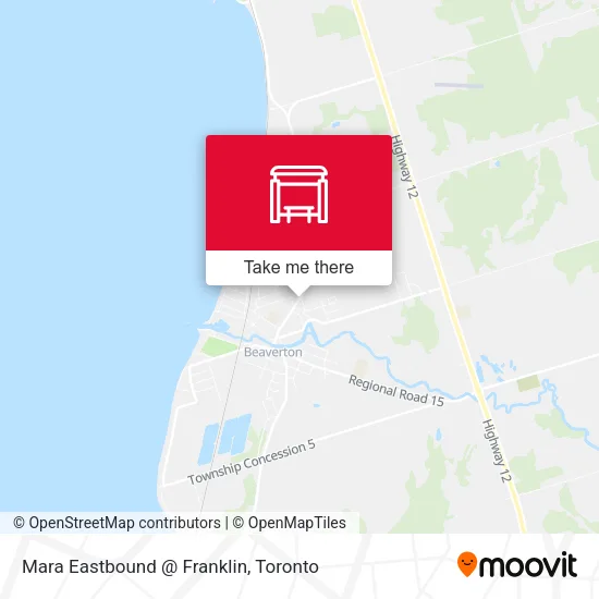 Mara Eastbound @  Franklin map