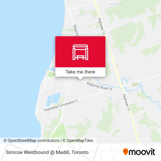Simcoe Westbound @ Madill map