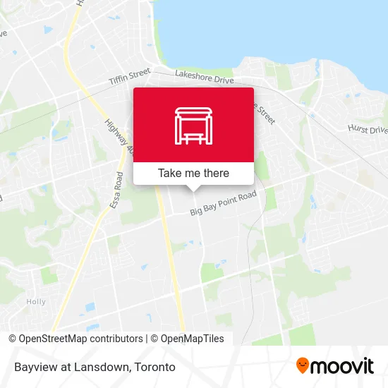 Bayview at Lansdown map