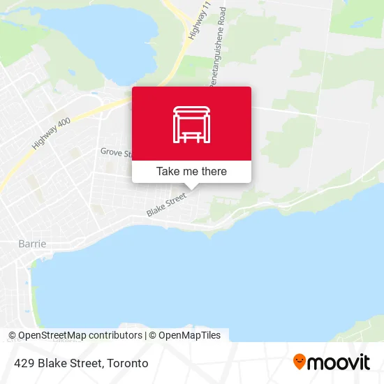 429 Blake Street map