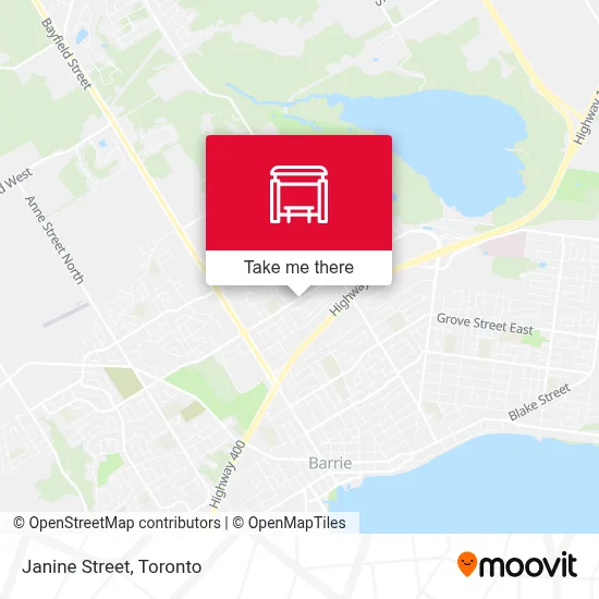 Janine Street map