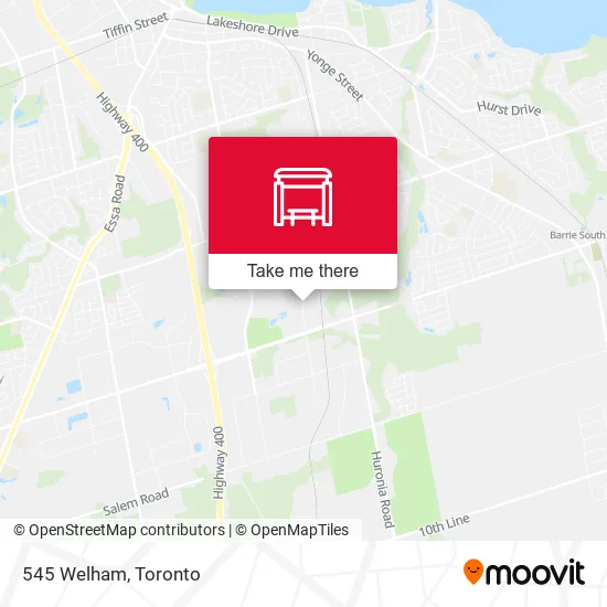 545 Welham map