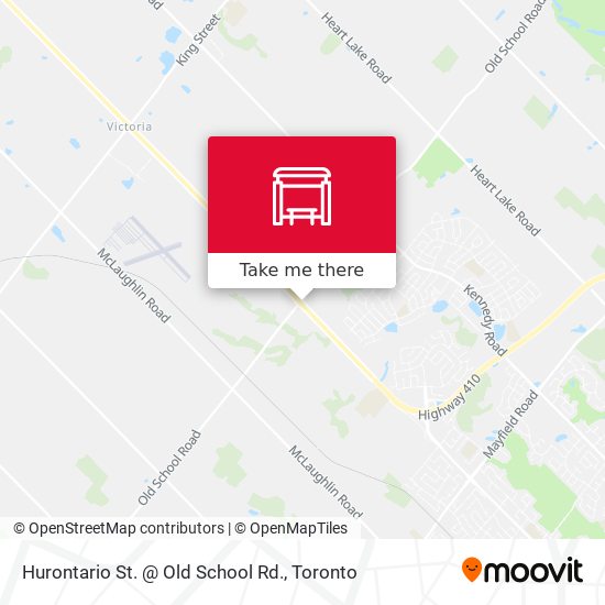 Hurontario St. @ Old School Rd. map