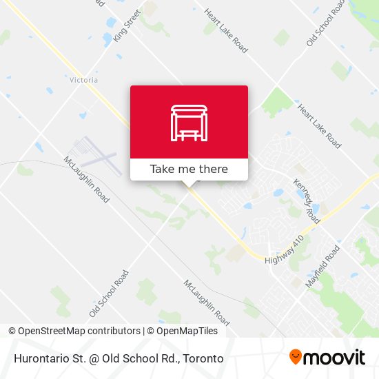 Hurontario St. @ Old School Rd. map