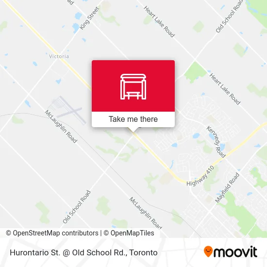Hurontario St. @ Old School Rd. map