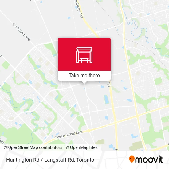 Huntington Rd / Langstaff Rd map