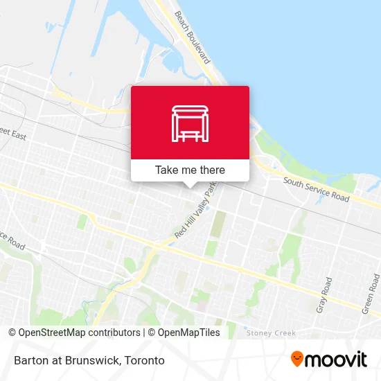 Barton at Brunswick map