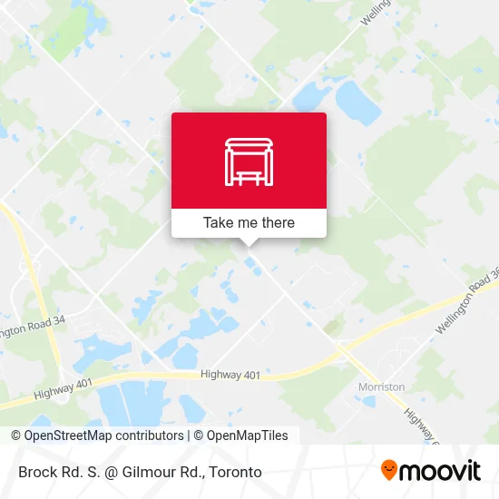 Brock Rd. S. @ Gilmour Rd. map