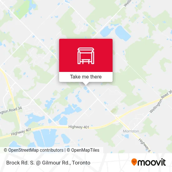 Brock Rd. S. @ Gilmour Rd. map