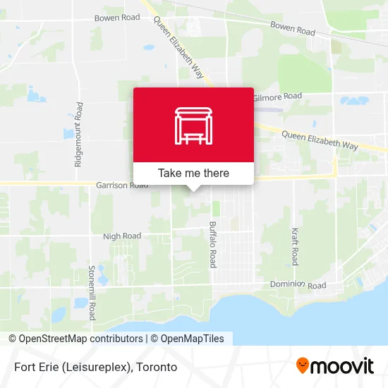 Fort Erie (Leisureplex) map
