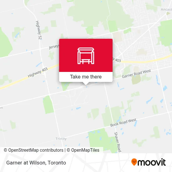 Garner at Wilson map