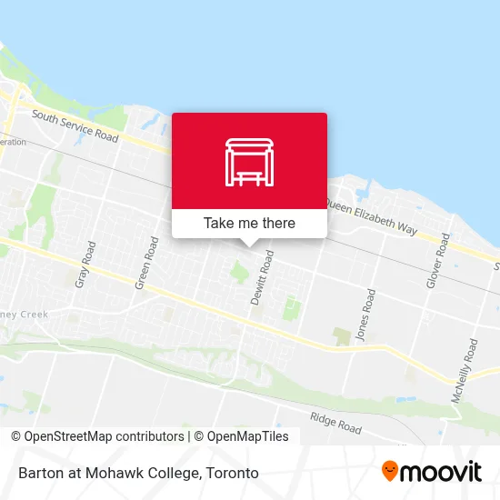 Barton at Mohawk College map