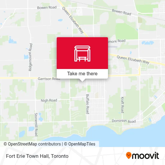 Fort Erie Town Hall map