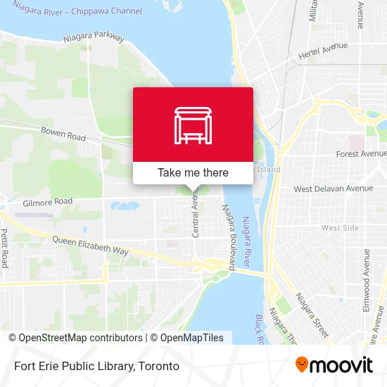 Fort Erie Public Library map
