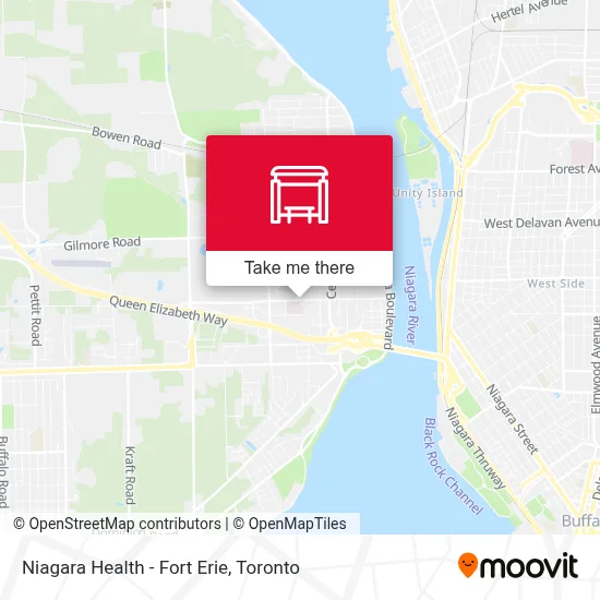 Niagara Health - Fort Erie map