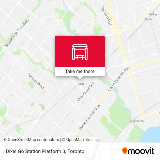 Dixie Go Station Platform 3 map