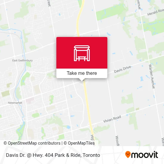 Davis Dr. @ Hwy. 404 Park & Ride map
