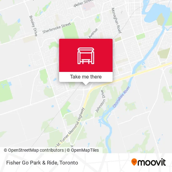 Fisher Go Park & Ride map