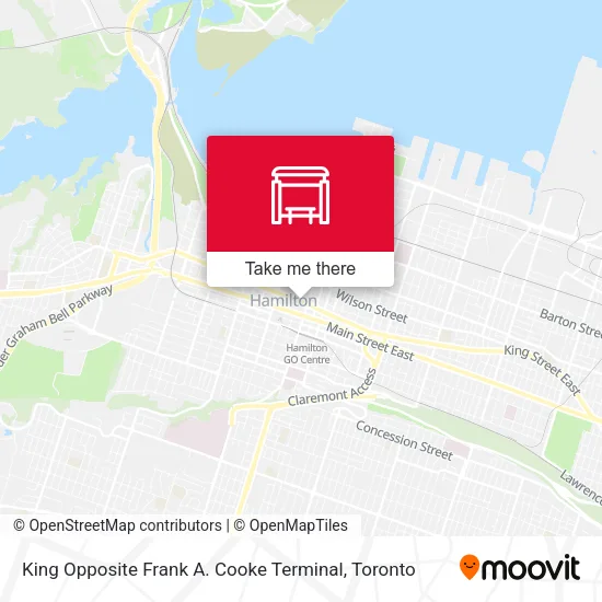 King Opposite Frank A. Cooke Terminal map