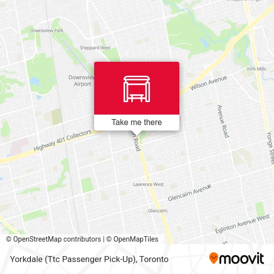 Yorkdale (Ttc Passenger Pick-Up) plan