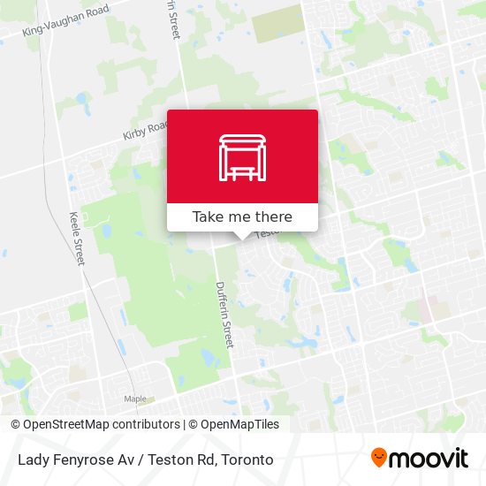 Lady Fenyrose Av / Teston Rd map