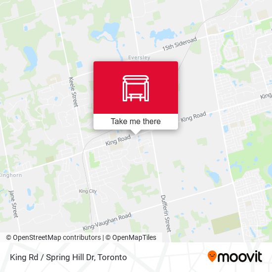 King Rd / Spring Hill Dr plan
