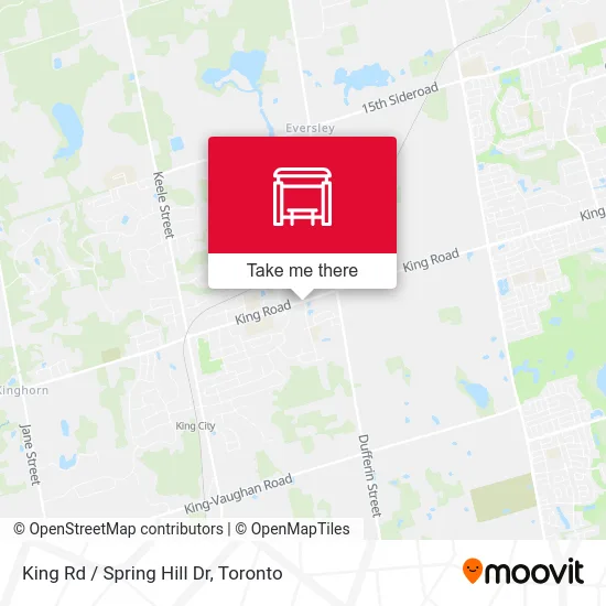 King Rd / Spring Hill Dr map