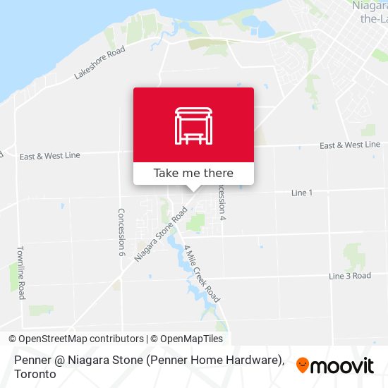 Penner @ Niagara Stone (Penner Home Hardware) map