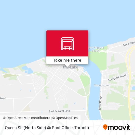 Queen St. (North Side) @ Post Office map