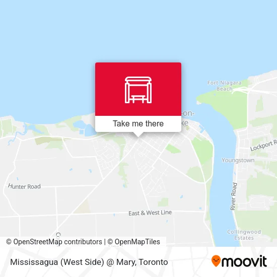 Mississagua (West Side) @ Mary map