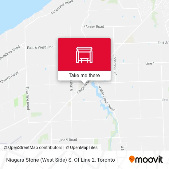 Niagara Stone (West Side) S. Of Line 2 map