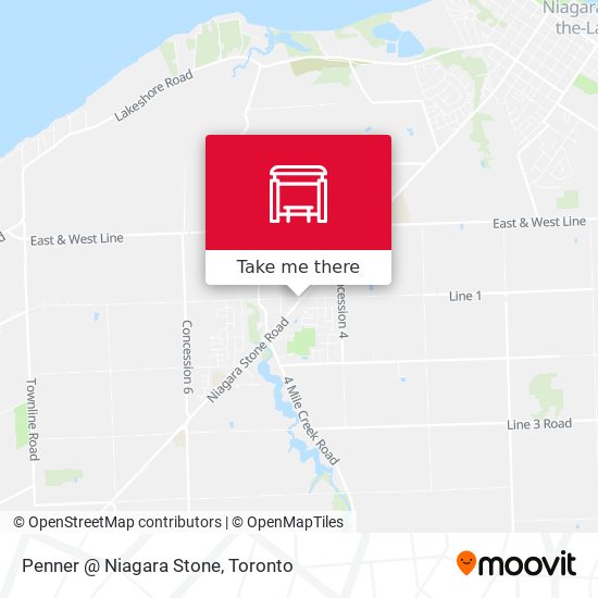 Penner @ Niagara Stone map
