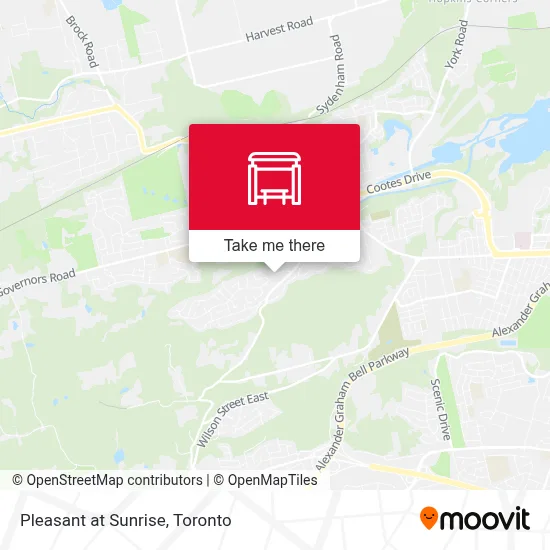 Pleasant at Sunrise map