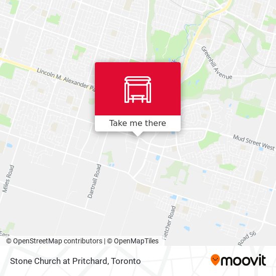 Stone Church at Pritchard map