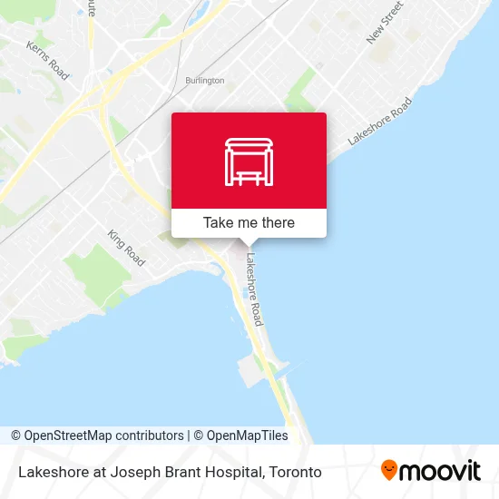Lakeshore at Joseph Brant Hospital map
