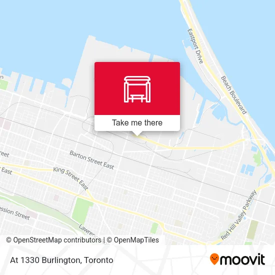 At 1330 Burlington map