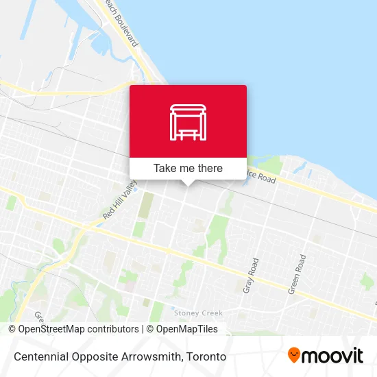 Centennial Opposite Arrowsmith map