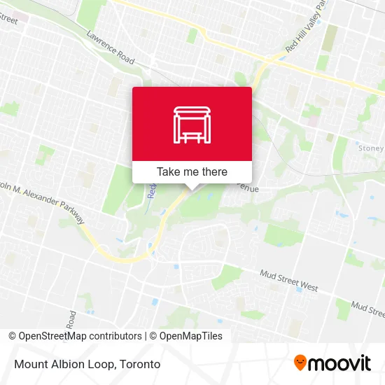 Mount Albion Loop map