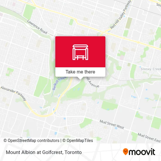 Mount Albion at Golfcrest map