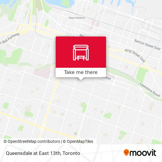 Queensdale at East 13th map